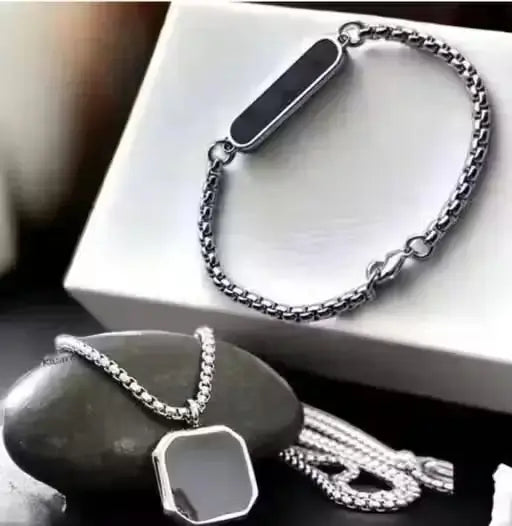 Copper-Plated Alloy Bracelet with Artificial Beads Free Size, Pack of 2 for Women & Girls