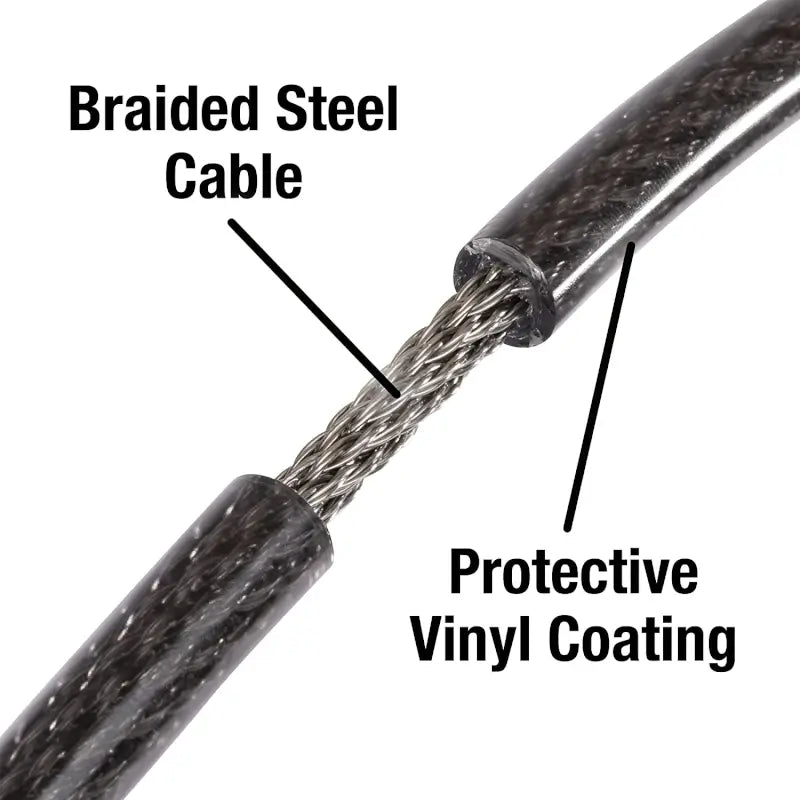 Heavy Duty Multi-Purpose Plastic Combination Lock for Helmet, Bicycles, and More