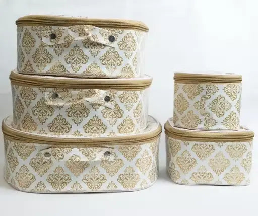 Makeup Vanity Box Set 7 Pc Travel Organizer