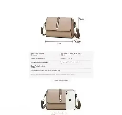 Sling Bag for Women Leather Crossbody Purse