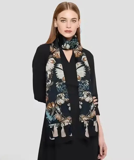 Printed Chiffon Stoles Pack of 2 Stylish Scarves