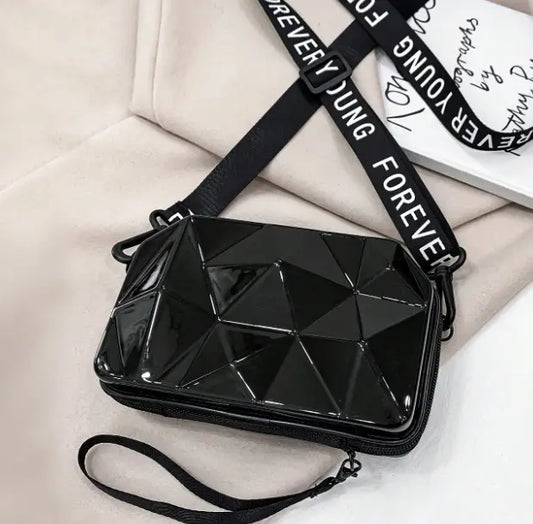 Forever Young Mini Suitcase Sling Bag  PVC Crossbody for Women