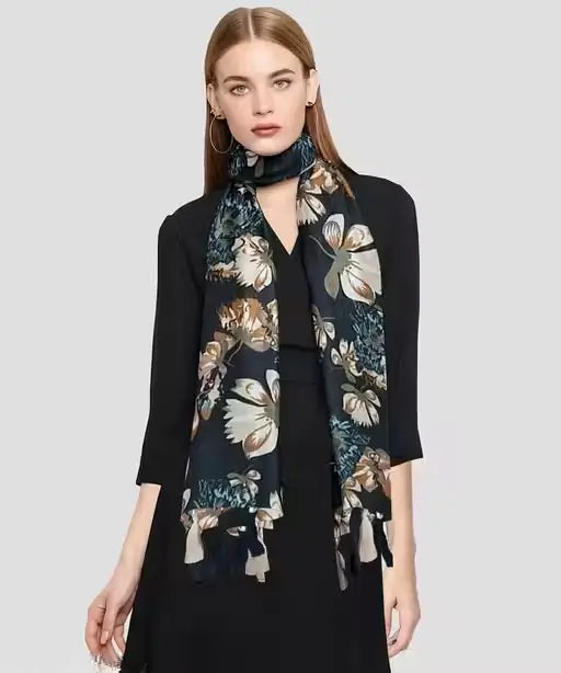 Printed Chiffon Stoles  Pack of 2 Stylish Scarves