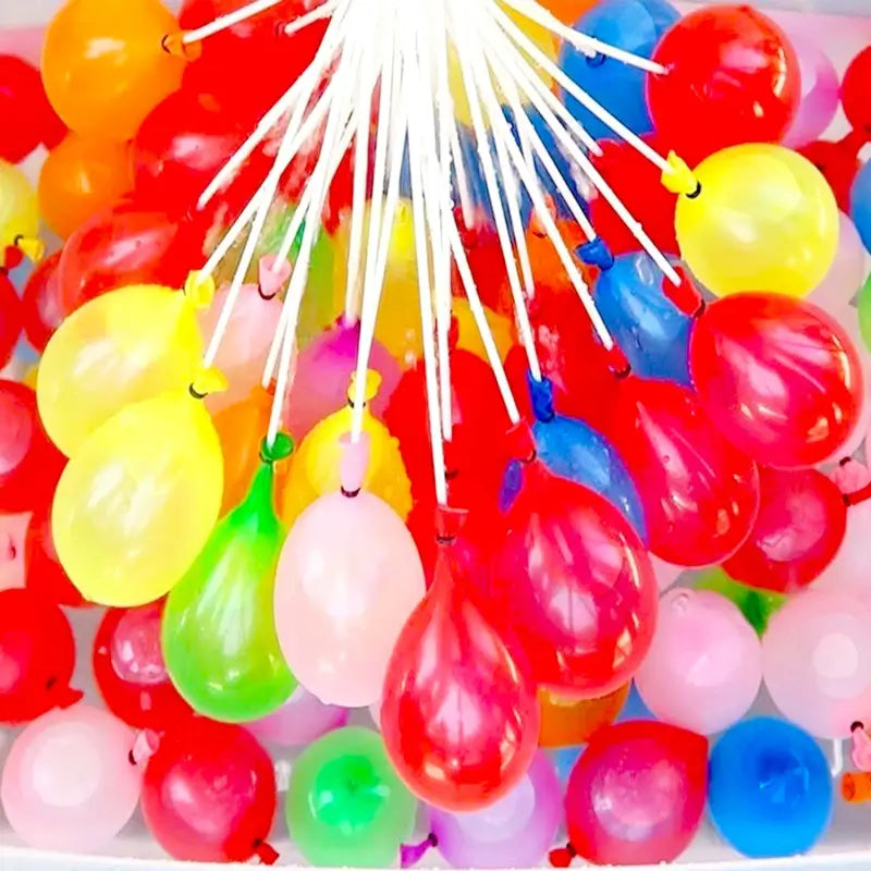 Holi Magic Water Balloons 111 pcs (Multicolor) | Automatic Fill & Tie