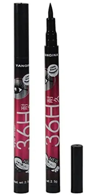 Combo of Waterproof Eyeliner, Mascara & Eyebrow Pencil with Kajal (Pack of 5)