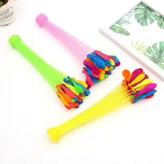 Holi Magic Water Balloons 111 pcs (Multicolor) | Automatic Fill & Tie