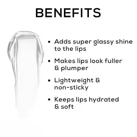 Soft Matte Lip Gloss  Transparent Glossy Finish