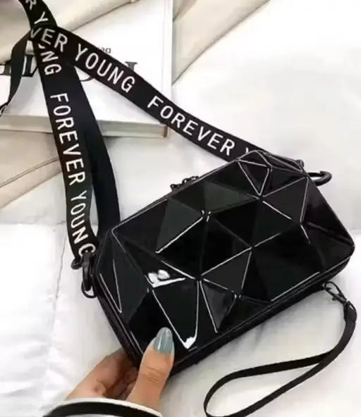 Forever Young Mini Suitcase Sling Bag  PVC Crossbody for Women
