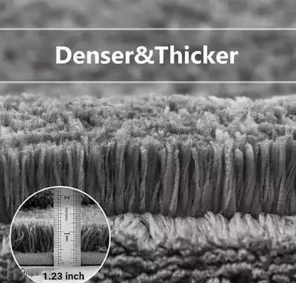 Creative Home Microfiber Striped Anti-Skid Bathmat