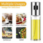 100ml Glass Oil Sprayer Dispenser Refillable Cooking Spray Bottle for Kitchen Use