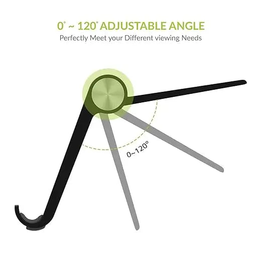 Krifton Adjustable Mobile Phone Stand, Phone Stand for Desk, Cradle Dock Mount, Plastic Desktop Stand Compatible with All Mobile Phones