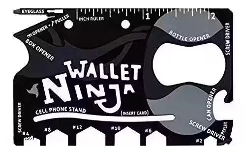 Ninja Wallet 18-in-1 Multi-Purpose Tool