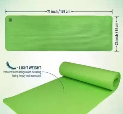 Eco Friendly Non Skid & Surface Sticky Yoga Mat For Home, Gym, Outdoor Workout