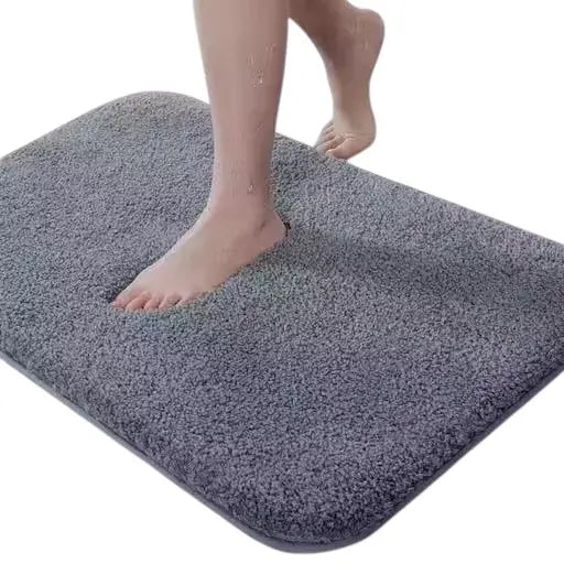 Creative Home Microfiber Striped Anti-Skid Bathmat