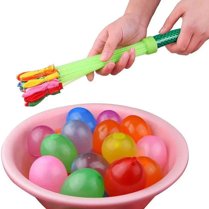 Holi Magic Water Balloons 111 pcs (Multicolor) | Automatic Fill & Tie