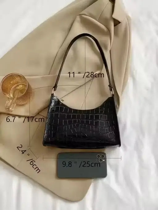 Textured Sling Bag for Women  Faux Leather Crossbody Bag